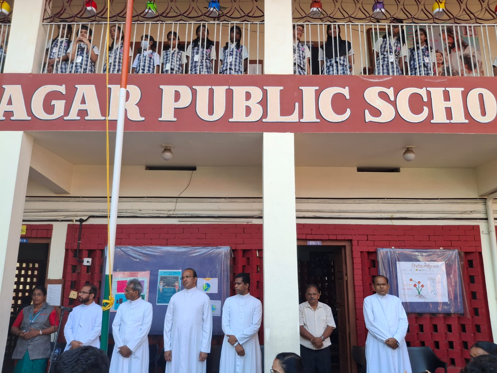 Our new respected Manager, Rev. Fr.Siby Puthenparambil, and Principal, Rev. Fr.Hormis Marottikudy, are formally assuming charge of the school today. A hearty welcome to both.