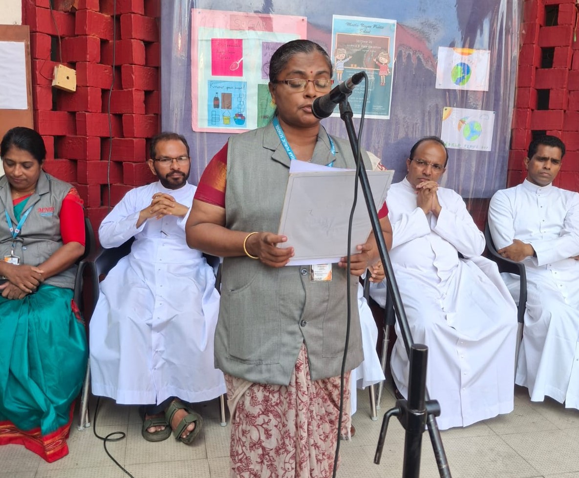 Our new respected Manager, Rev. Fr.Siby Puthenparambil, and Principal, Rev. Fr.Hormis Marottikudy, are formally assuming charge of the school today. A hearty welcome to both.